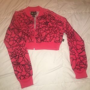 Cropped Adidas Zip Up Jacket!!!!
